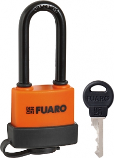 Замок навес.PL-WEATHER-3640 LS 3key удл.дужка англ.Fuaro