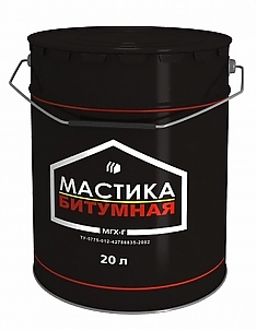 Мастика битумная 16кг (черн.) 