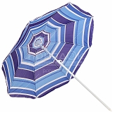 Зонт пляжный д=160см с/наклоном АССОРТ.