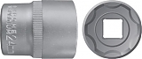 Головка 6-гранная, CrV, 1/2, 12мм