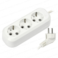 Удлинитель 3гн.3м с/з ПВС 3х1 16А/3,5кВт Smartbuy (SBE-16-3-03)