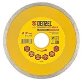 Диск алмаз. отр.сплошн.115*22,2мм мокрая резка DENZEL (73118)