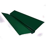 Планка примыкания (ендова) 150*150мм*2м, зеленая (RAL 6005)$