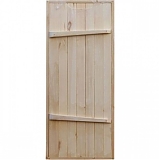 Дверь банная КЛИН хвоя 1770*770*70 (сорт В) с коробкой