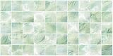 Мозаика Плитка перламутровая зеленая ПВХ панель 484*964мм