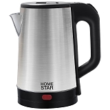 Чайник электр.Homestar HS-1041, сталь, черный 1,8л