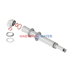 Комплект дымохода АНТИЛЕД 60/100 - 1000мм (Bosch, Buderus, Navien S/C/E, Baxi ECO Nova/Classic, Balt