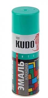 Краска аэрозоль ЗЕЛЕНАЯ СВЕТЛАЯ 520мл KUDO-1006