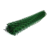 Сетка-рабица плетеная 55*55*2,8мм(1,8*10м)полим.зеленая $