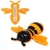 Термометр окон.Пчела 23*20см д/креп.на стекло(473-015)