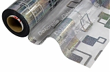 Клеенка DECORELLE 80см силикон 172-1 Silver (1м)