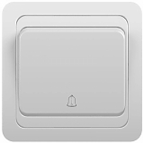 Кнопка звонка СП CLASSIC с символом бел.