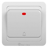 Кнопка звонка СП CLASSIC с символом и инд.