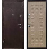Дверь мет.Ferroni 7,5 см Гарда муар, Темный кипарис Царга (860мм) левая (Кале)