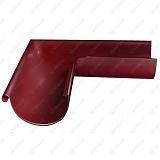 Желоб угл.d=125мм, 90гр. вишня (RAL 3005)$