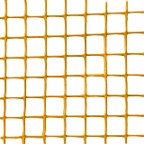 Сетка садовая пластик желтая(квадрат) 15х15мм (1х20м)