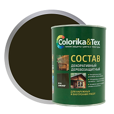 Состав деревозащитный "Colorika&Tex" ПАЛИСАНДР 0,8л