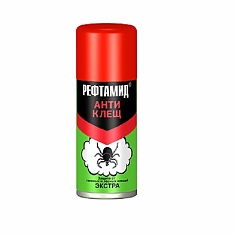 Аэрозоль Рефтамид Экстра АНТИКЛЕЩ 145мл зеленый (30%)