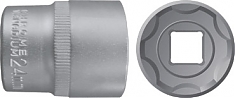 Головка 6-гранная, CrV, 1/2, 8мм