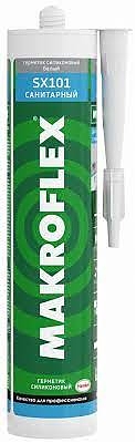 Герметик SX101 силик.санит. MAKROFLEX прозр.290мл Хенкель