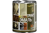 Грунт-эмаль по рж. 3 в 1 черная 0,9кг РАДУГАМАЛЕР