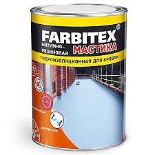 Мастика резино-битумная 2кг FARBITEX