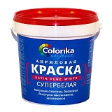 Краска в/д Colorika Aqua суперб. шелк.д/ вн.работ 1кг, моющ. (30%0