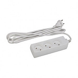 Удлинитель 3гн.3м б/з 6А NPE-S1-03-300-X-2x0,75
