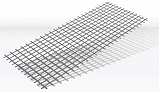 Сетка сварная в картах 50*50*4,0мм (0,50*2,0м),н-оц. $