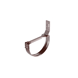 Крепление желоба коротк.(фикс.,саморез) d=125мм коричн.(RAL 8017) $