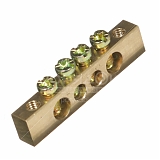 Шина N нулевая 6х9мм, 4конт.металл (SQ0801-0057)