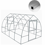 Каркас 3*4м КАПЛЯ проф.25*25 усил.оцинк.2дв.(шаг 0,65)+ДОБОРКА $