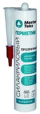 Герметик "Profimaster" силакрил. дл/ванной и кухни прозрач. 290мл 