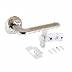 Ручки дверные Avers H-14083-Р-NIS/CR (Spindle 105) (B2B)