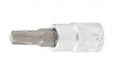 Головка с битой вставкой PZ2 квадрат 1/4" CrV STELS